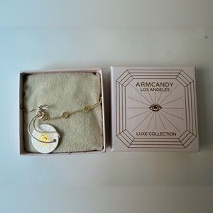 ✨Arm Candy Los Angeles Dainty Gold Plated adjustable Bracelet Minimalist Chic✨